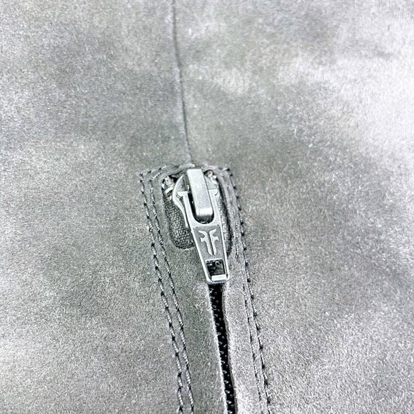 ⚡️SOLD⚡️ frye the clara grey suede over the knee heeled boots - size 9.5 - Picture 4 of 11